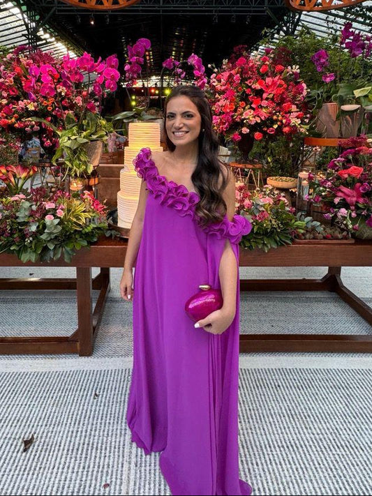 Vestido Tourmaline Fúcsia