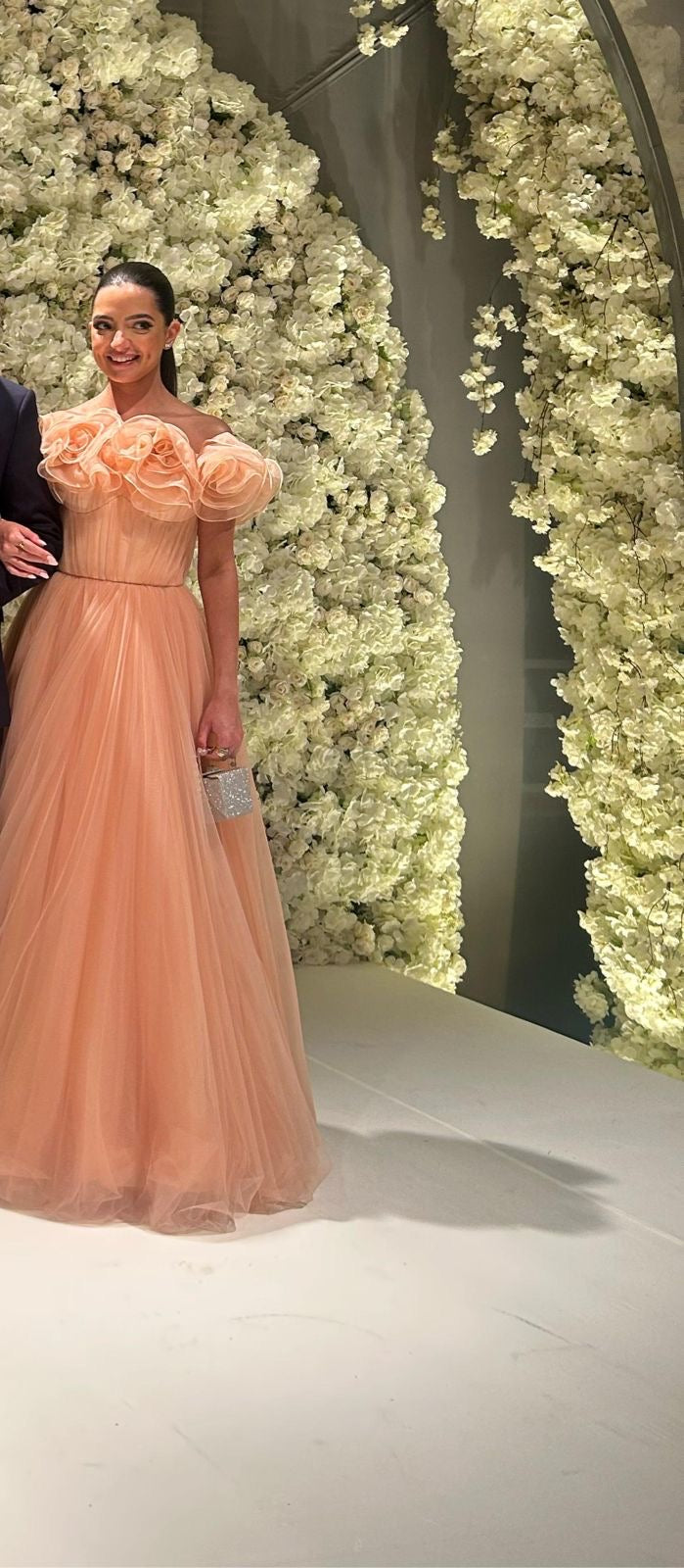 Vestido Apricot Rose