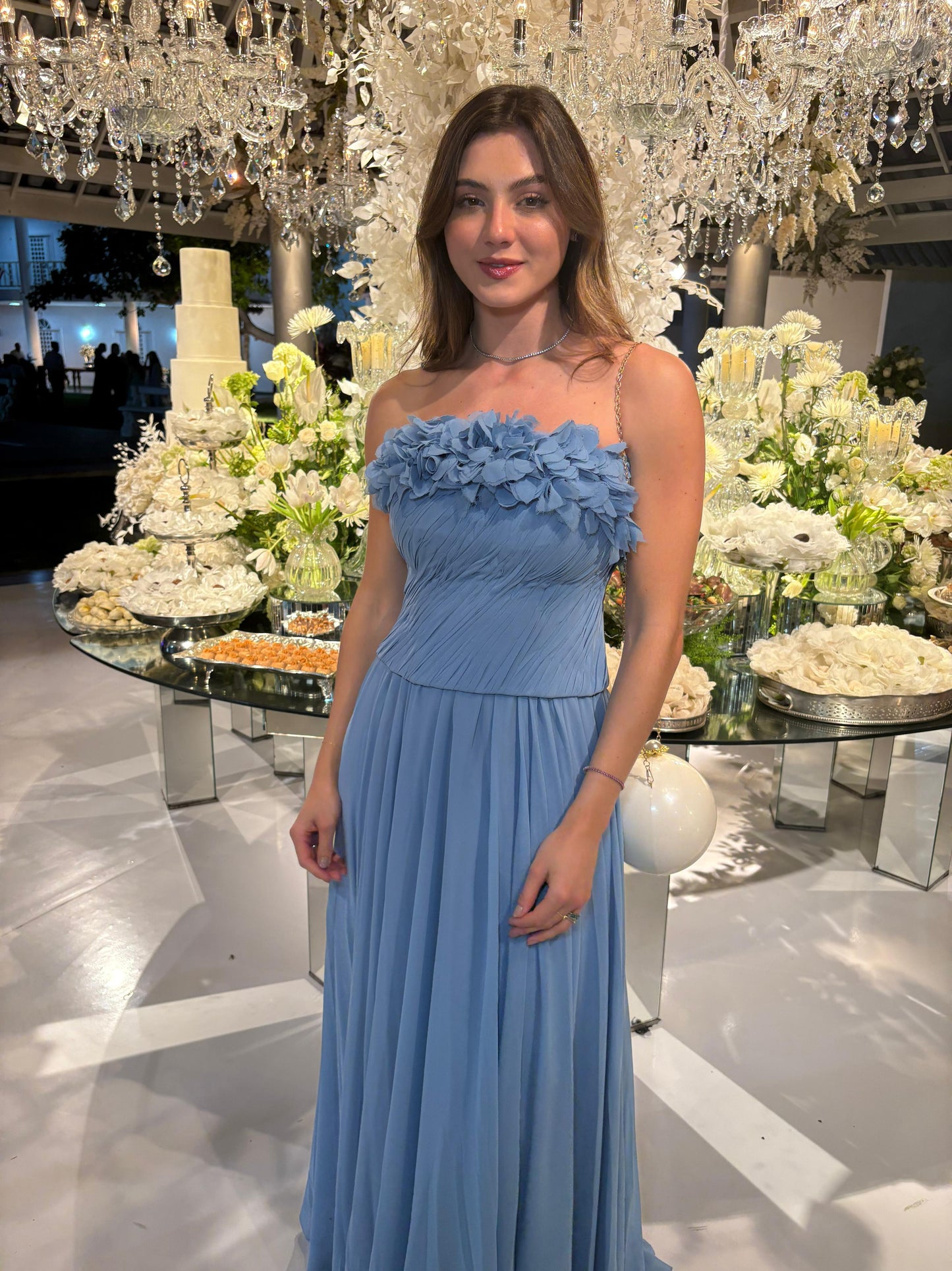 Vestido Blue Drapé SS