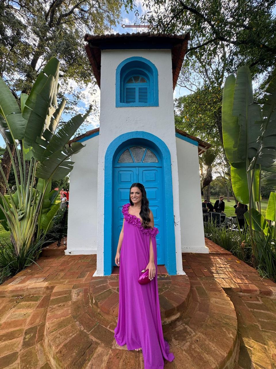 Vestido Tourmaline Fúcsia