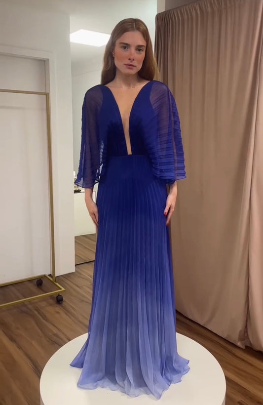 Vestido Celeste Notte