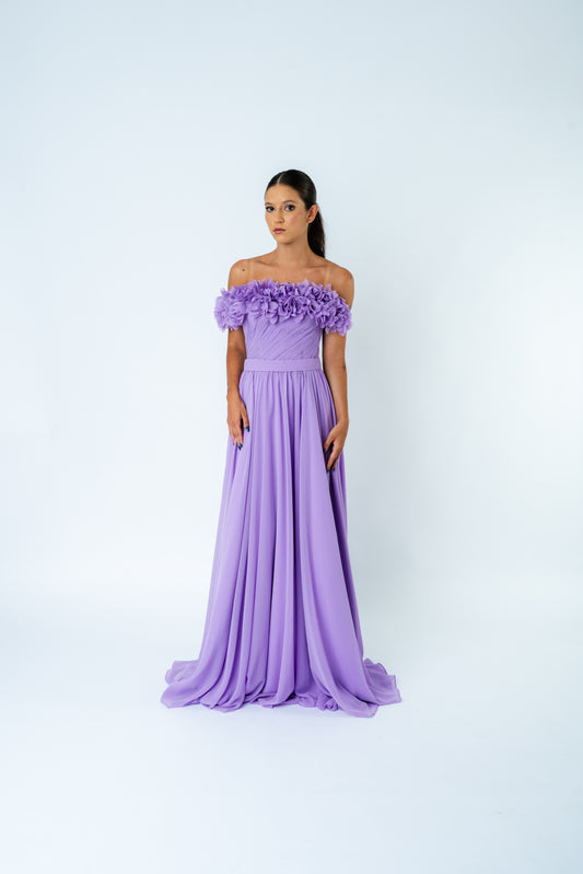 Vestido Lilac Drapé SS
