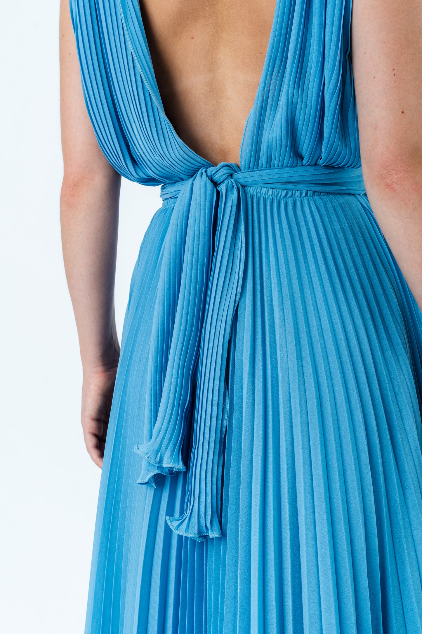 Vestido Blue Plissé SS