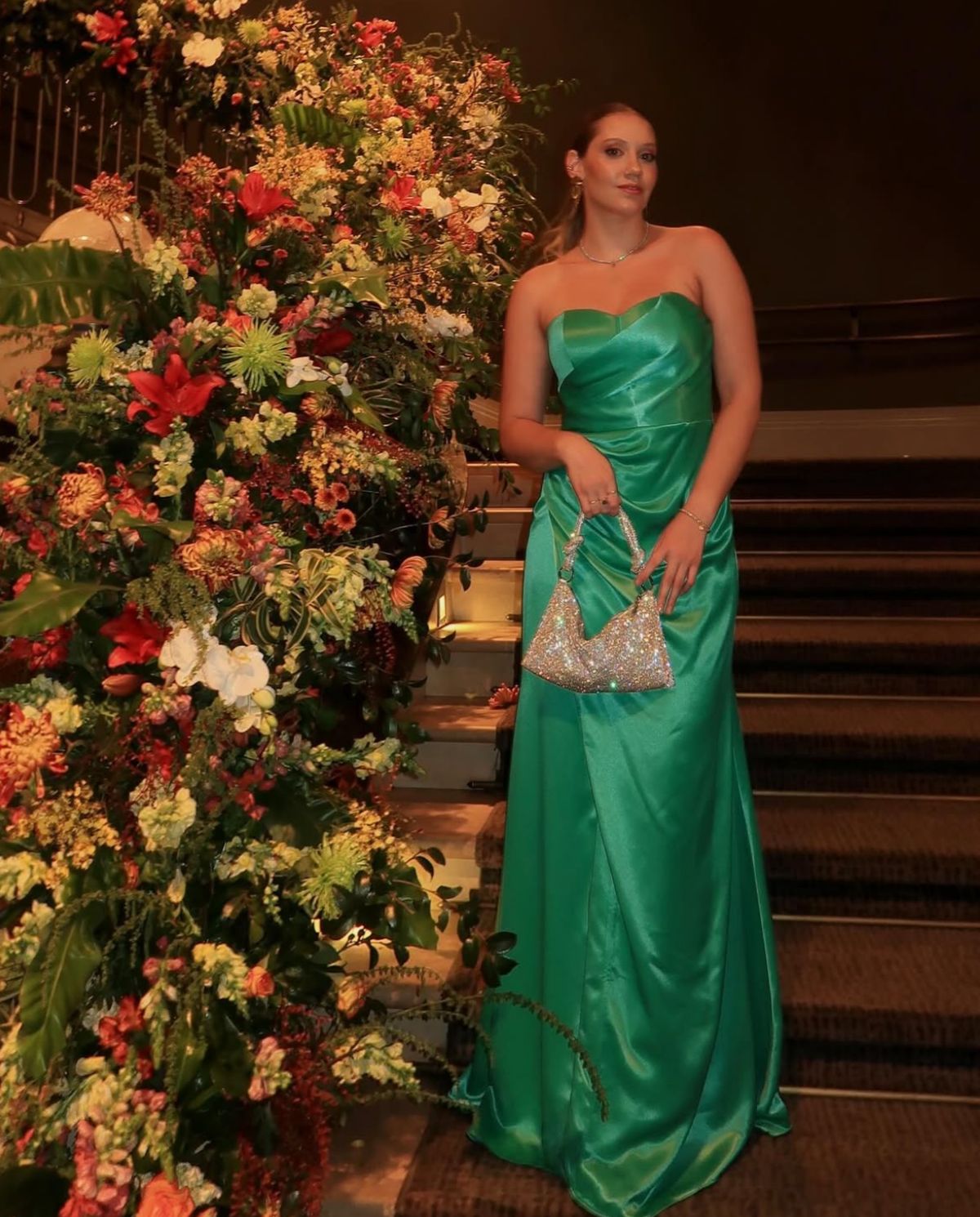 Vestido Emerald Glow