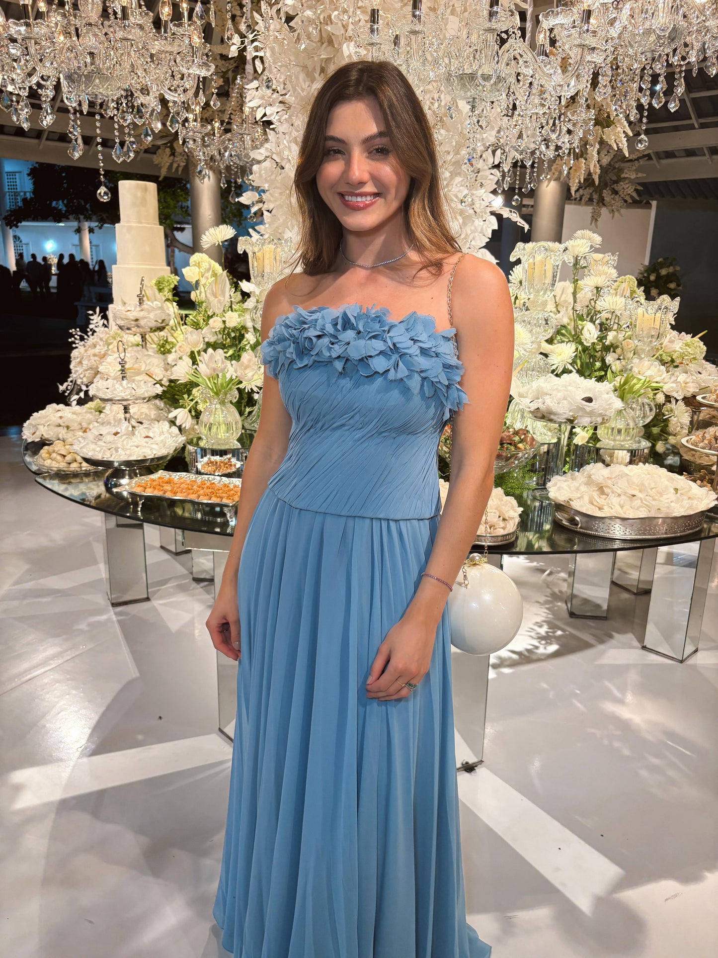 Vestido Blue Drapé SS