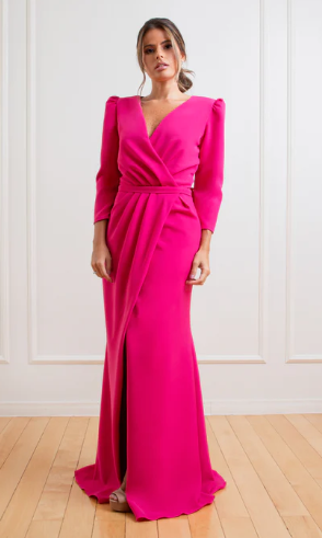 Vestido Contessa Rosa