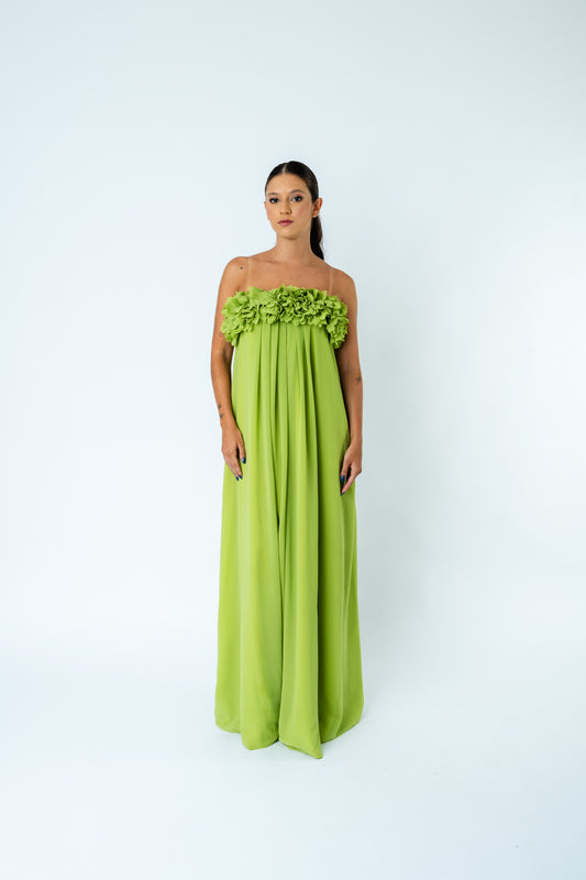 Vestido Green Heart SS